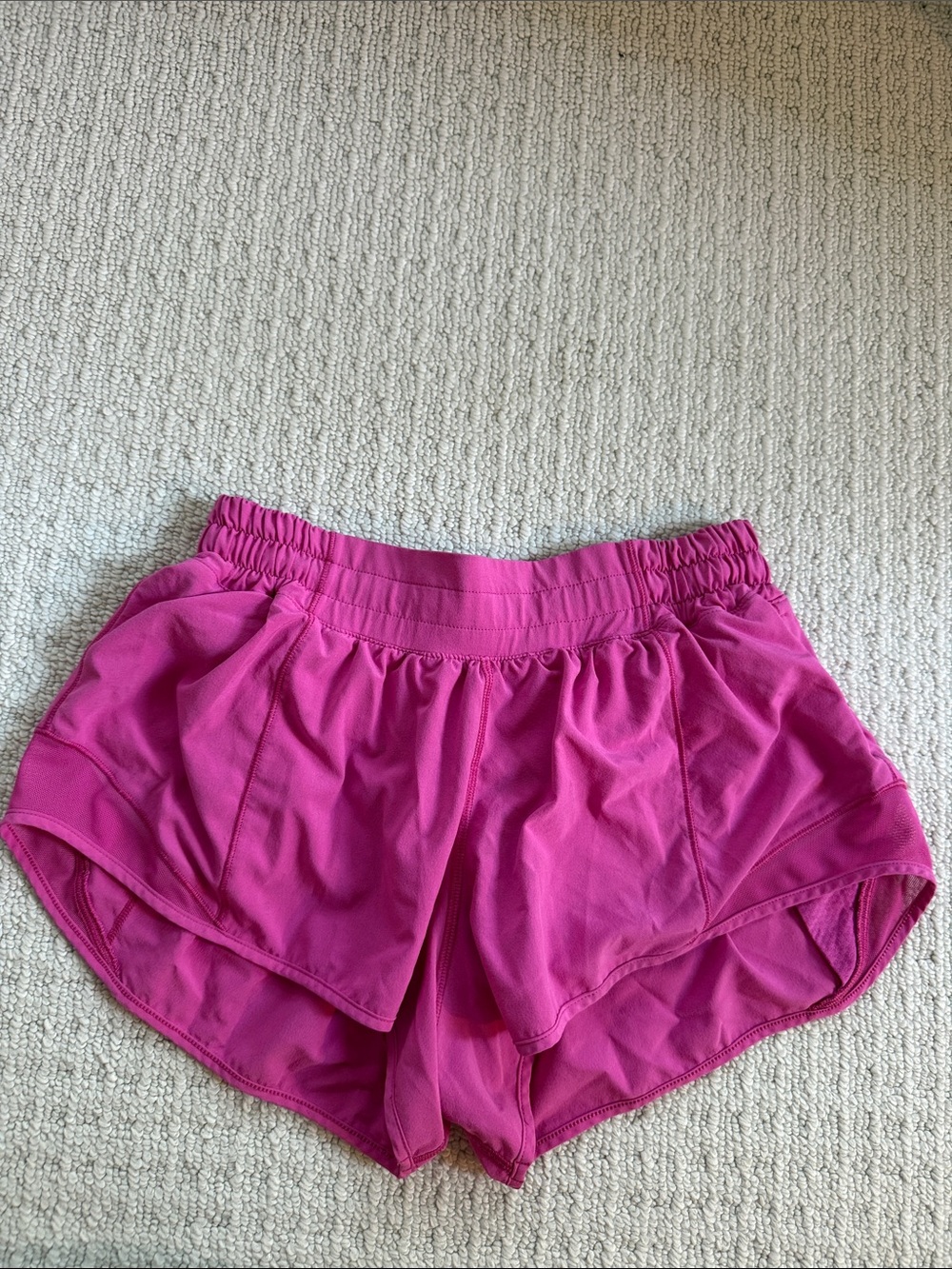 lululemon athletica Bright Pink Athletic Shorts